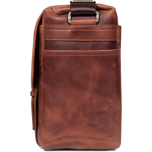 MegaGear Torres Pro Leather Vintage Messenger Bag (Brown) - Image 3