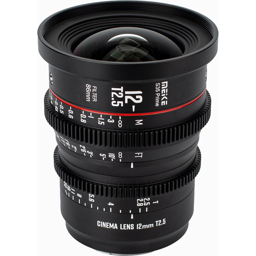Meike 12mm T2.5 Super35 Prime Cine Lens (Canon EF) - Image 3