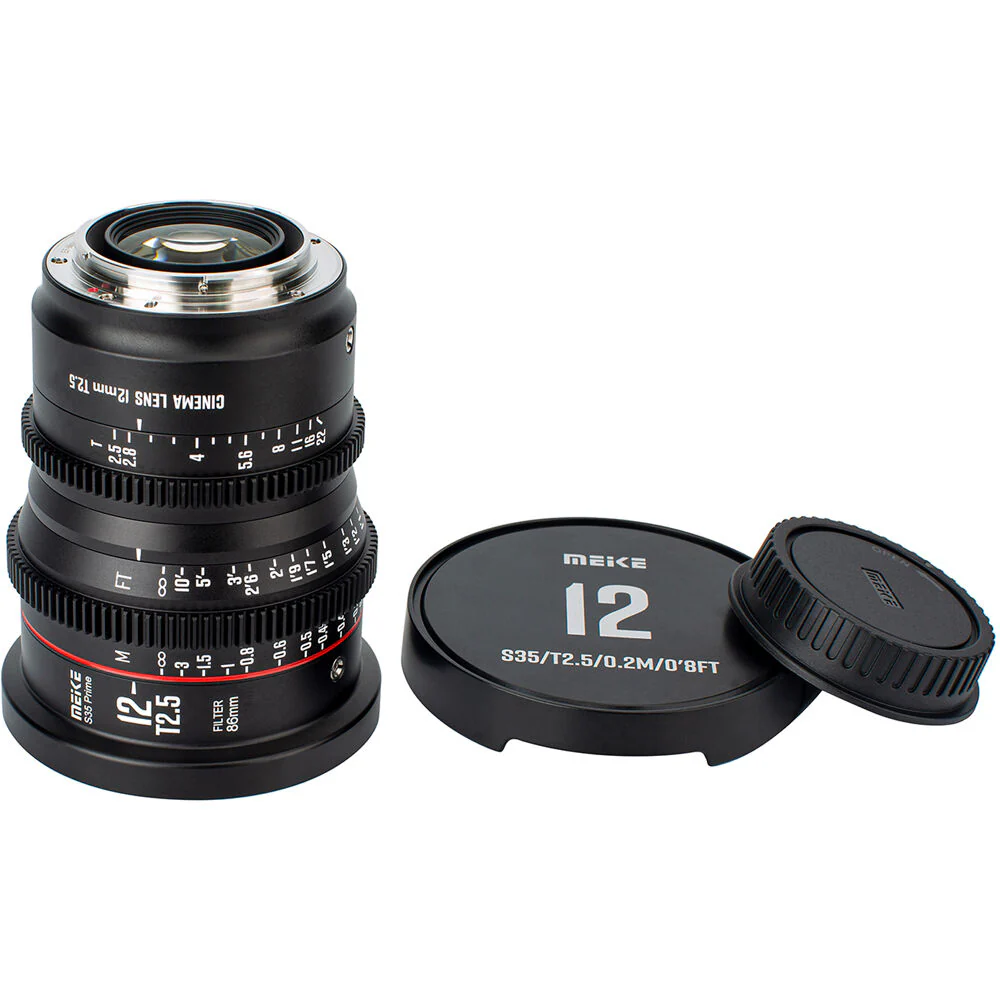 Meike 12mm T2.5 Super35 Prime Cine Lens (Canon EF) - Image 5