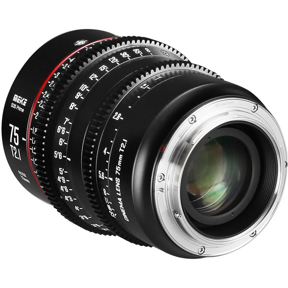 Meike 75mm T2.1 Super35 Prime Cine Lens (EF Mount) - Image 3