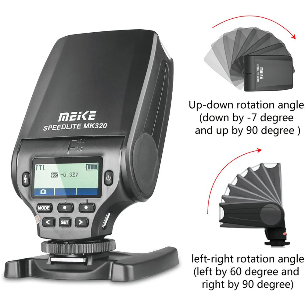 Meike MK-320P TTL Flash for Micro Four Thirds - Image 3