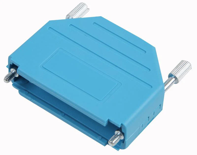 MH CONNECTORS MHDPPK25-B-K D Sub Backshell, Blue, MHDPPK Series, DB, 180°, Nylon (Polyamide) Body