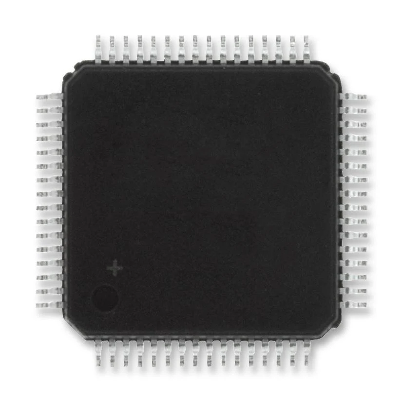 Microchip DSPIC33EP64MC206-I/PT DSPIC33EP64MC206-I/PT Digital Signal Controller dsPIC33E 140 MHz 64 KB 53 I/O's CAN I2C SPI Uart USB 1.8 V