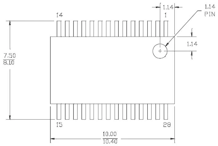 Microchip PIC16F886-I/SS 8 Bit MCU Flash PIC16 Family PIC16F8XX Series Microcontrollers 20 MHz 14 KB 28 Pins Ssop - Image 2