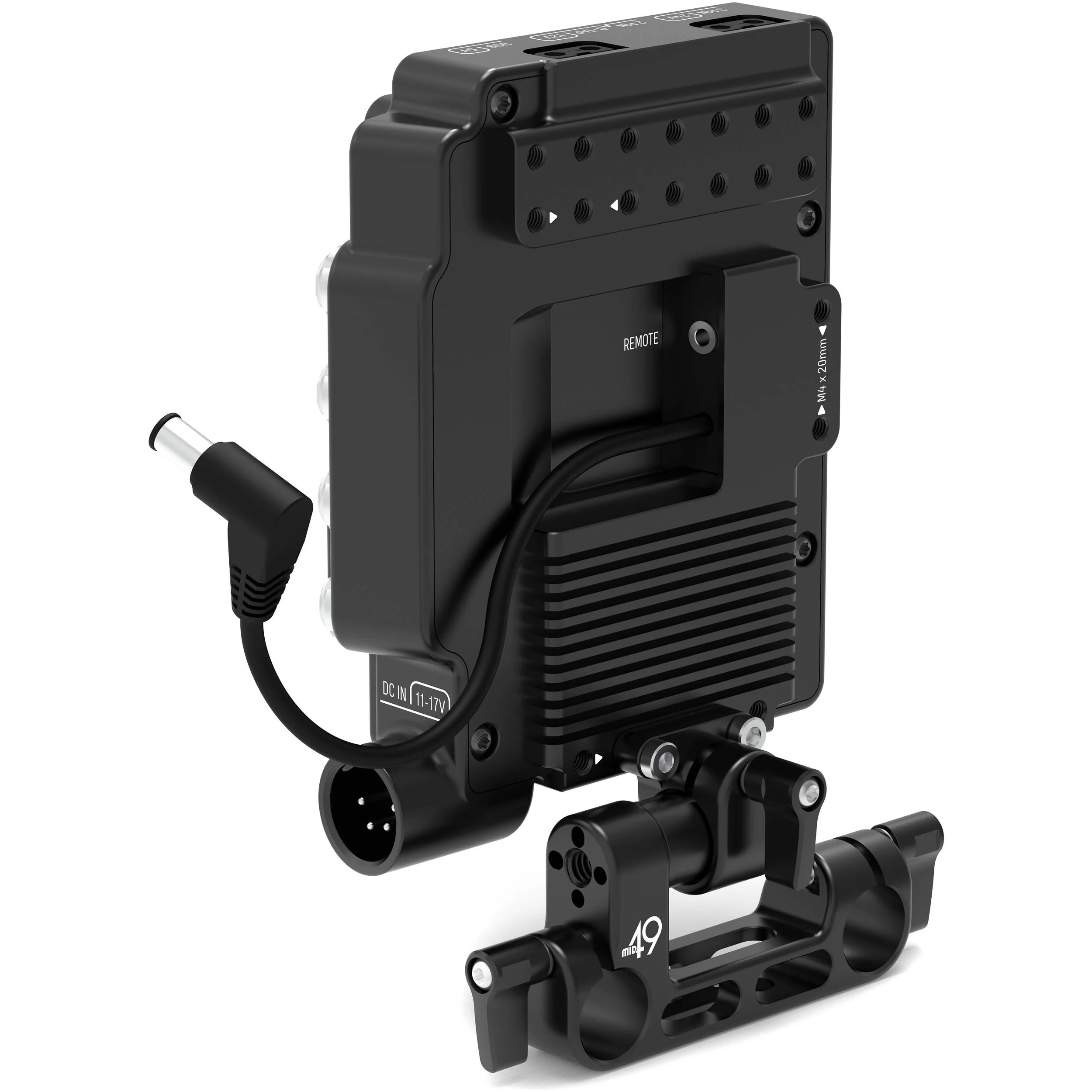 MID49 Rod-Mounted Power Distribution Box DB-11 for Sony FX6 (Gold Mount) - Image 2