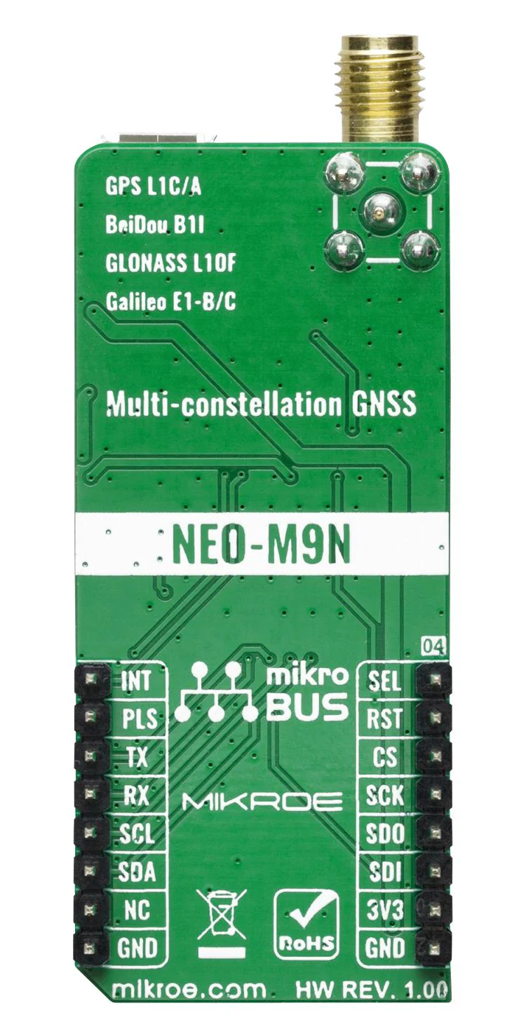 MIKROELEKTRONIKA MIKROE-5764 Add-On Board, GNSS 7 Click, MikroE MikroBUS Compatible Development Boards - Image 3