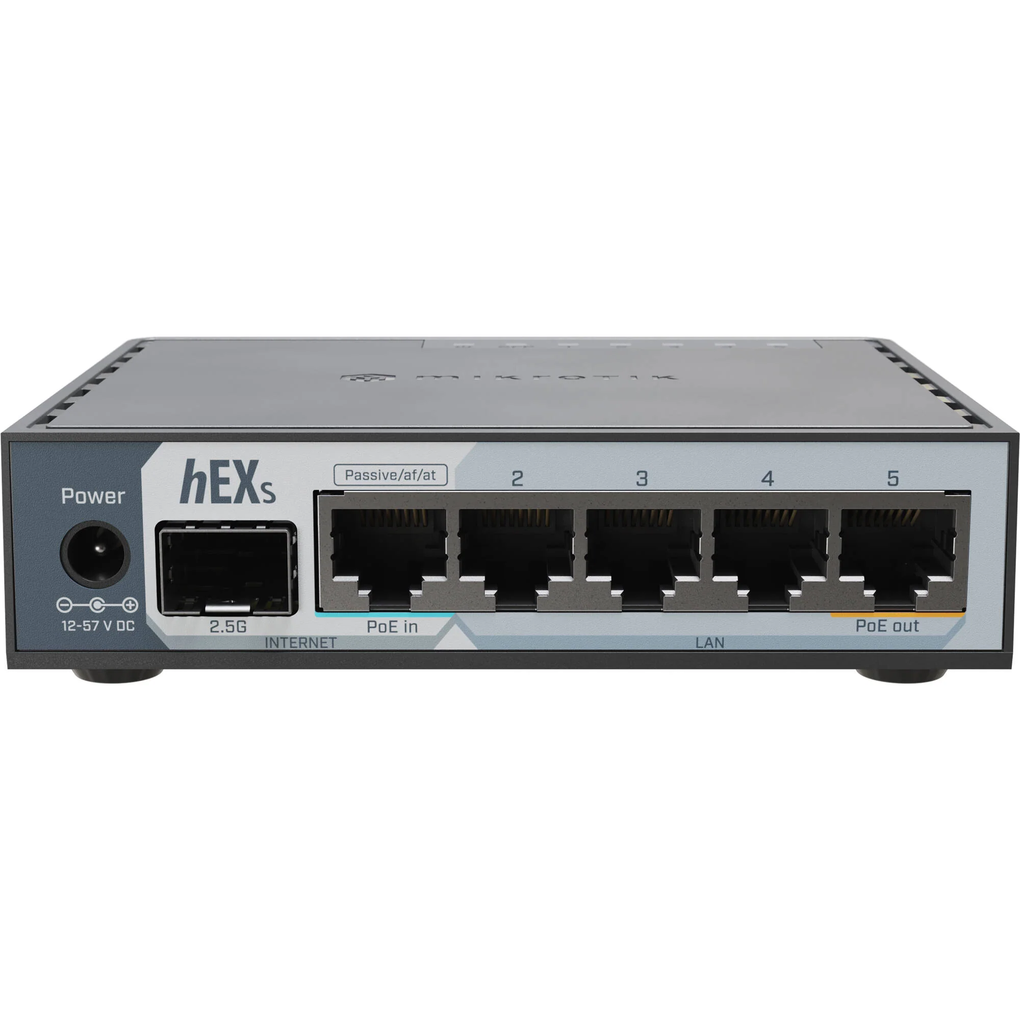 MikroTik hEX S 5-Port Gigabit Passive PoE Compliant Managed Network Router