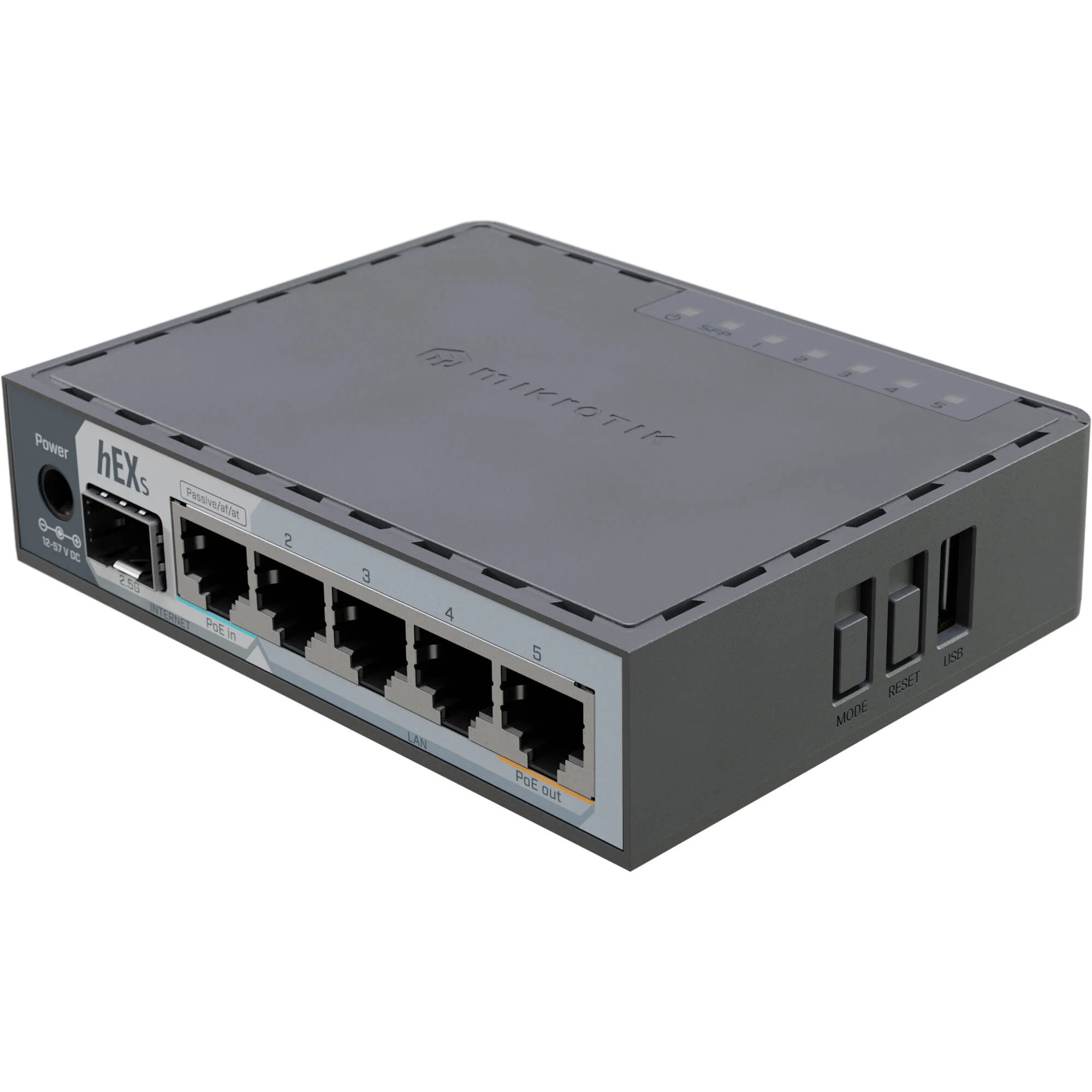 MikroTik hEX S 5-Port Gigabit Passive PoE Compliant Managed Network Router - Image 2