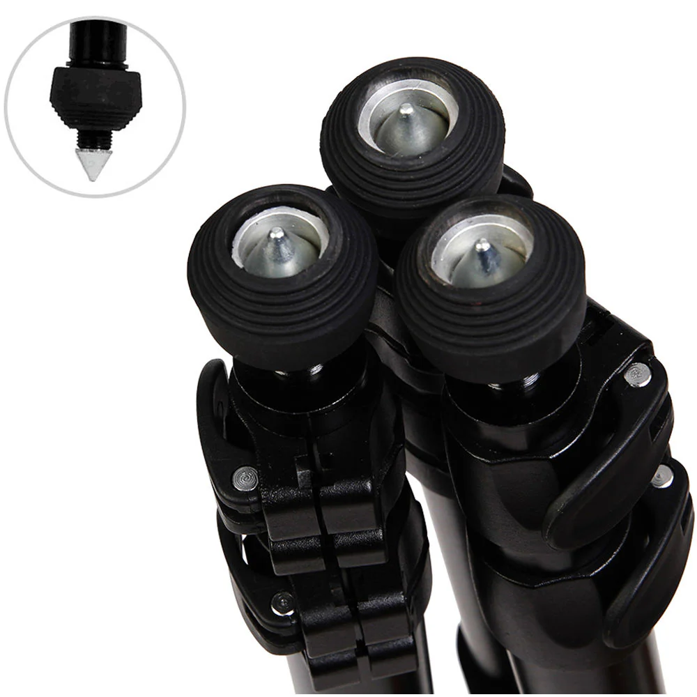 miliboo MTT701B Portable Tripod Kit with Fluid Head (Carbon Fiber) - Image 3