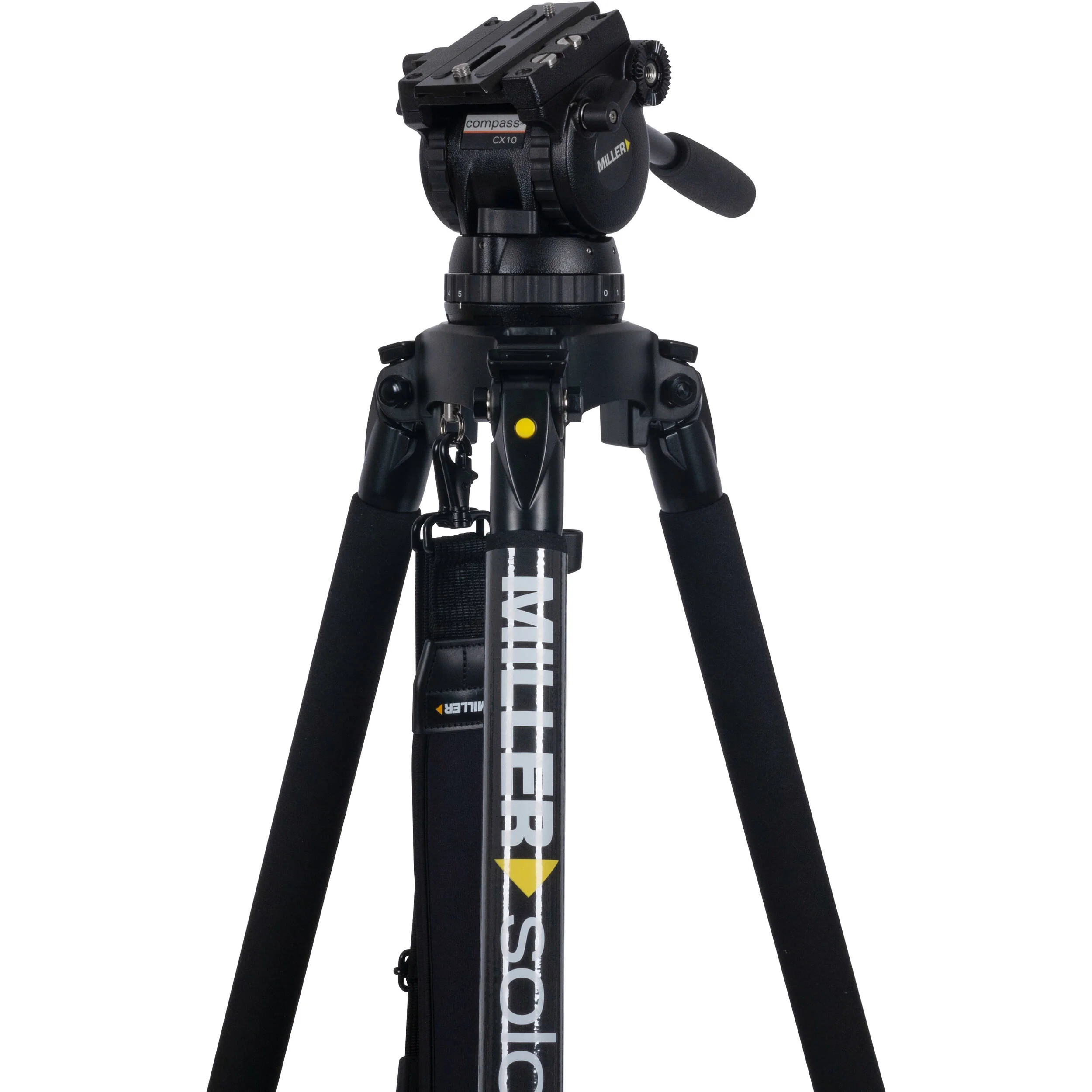 Miller CX10 Fluid Head & Solo-Q 100 2-Stage Carbon Fiber Tripod Kit - Image 2