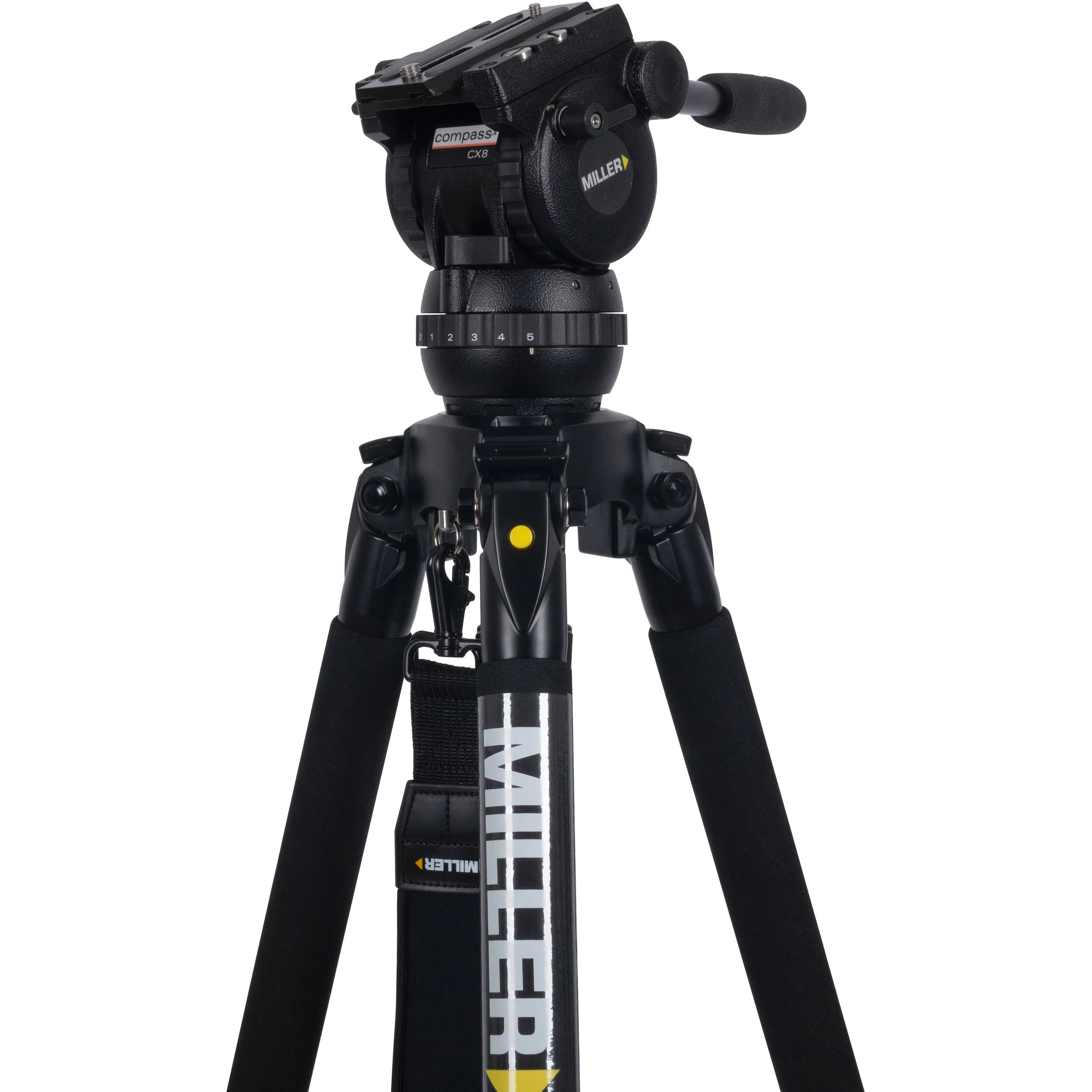Miller CX8 SOLO-Q 75 2-Stage Tripod (Carbon Fiber) - Image 2