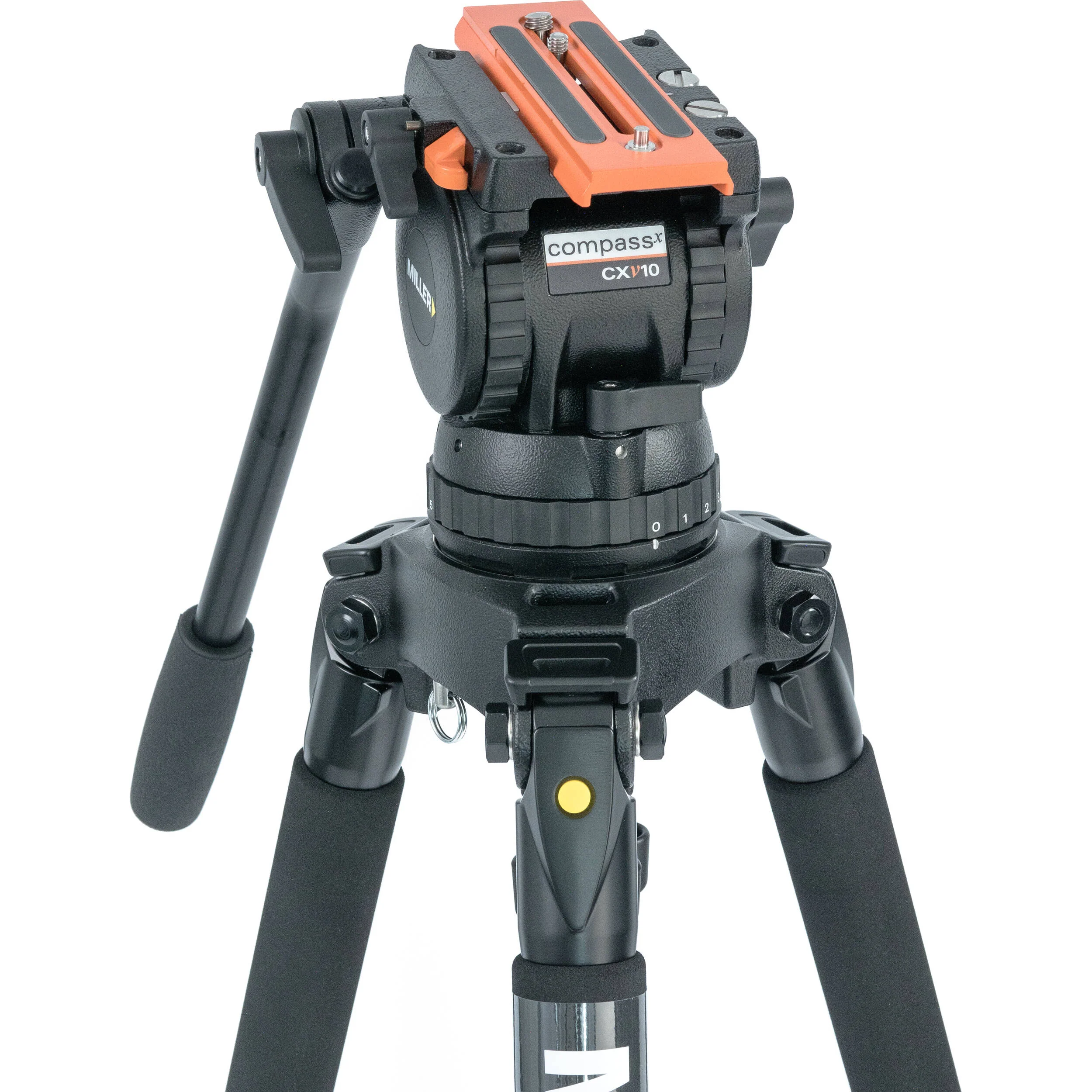 Miller Versa CXV10 Head, Solo-Q 100 2-Stage Carbon Fiber Tripod & Soft Case Kit - Image 2