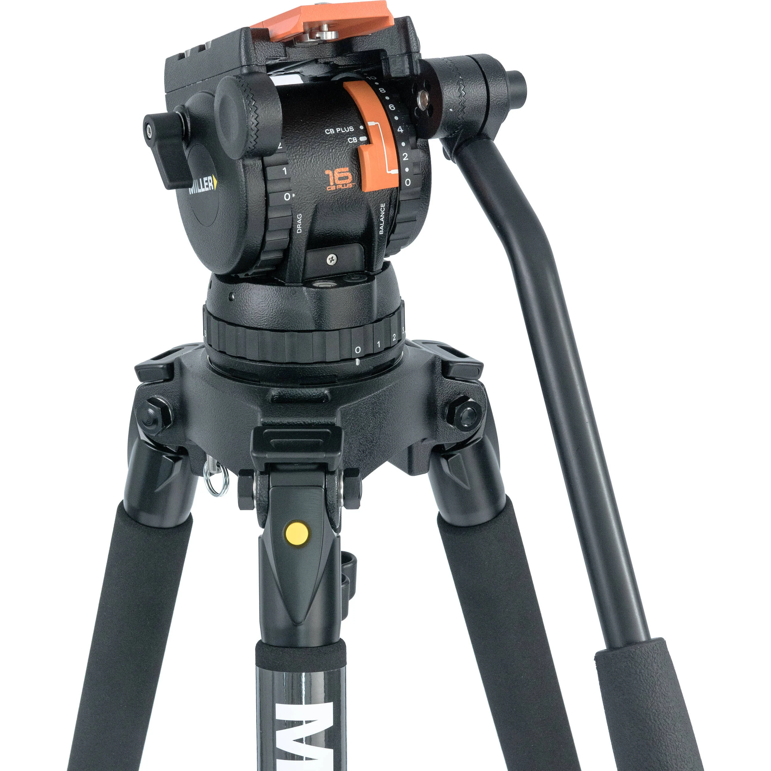 Miller Versa CXV10 Head, Solo-Q 100 2-Stage Carbon Fiber Tripod & Soft Case Kit - Image 3