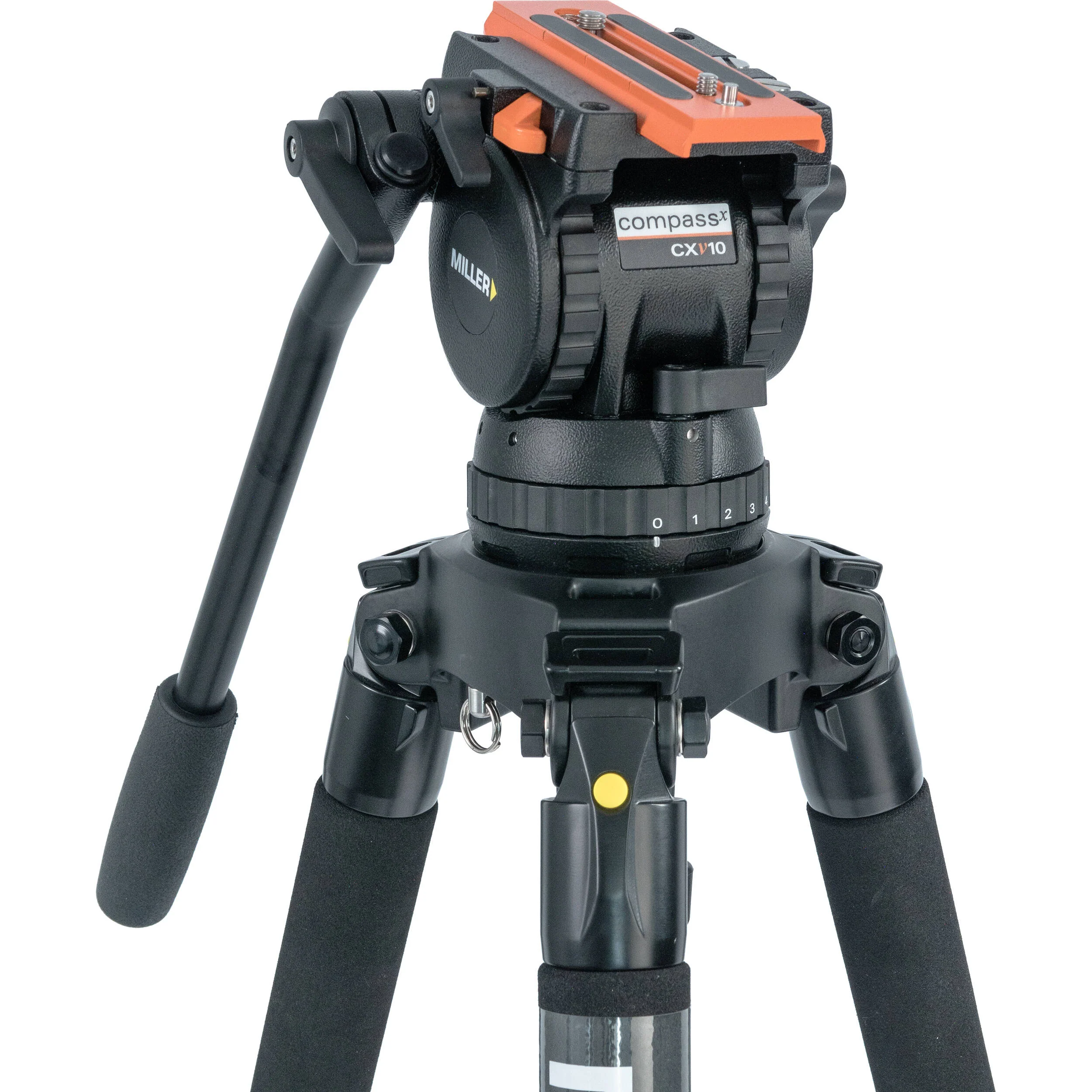 Miller Versa CXV10 Head, Solo-Q 100 3-Stage Carbon Fiber Tripod & Soft Case Kit - Image 2