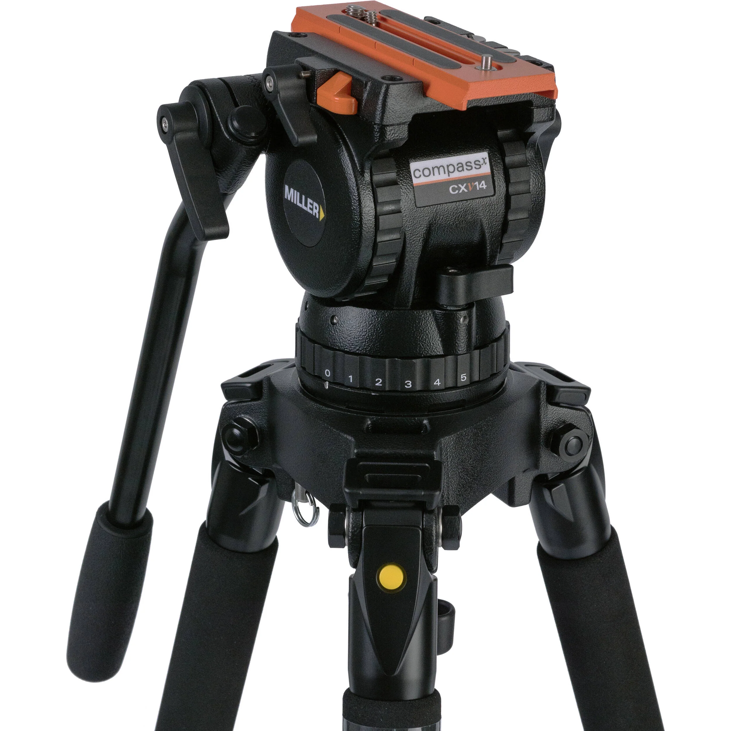 Miller Versa CXV14 Head, Solo-Q 100 3 -Stage Carbon Fiber Tripod & Soft Case Kit - Image 2