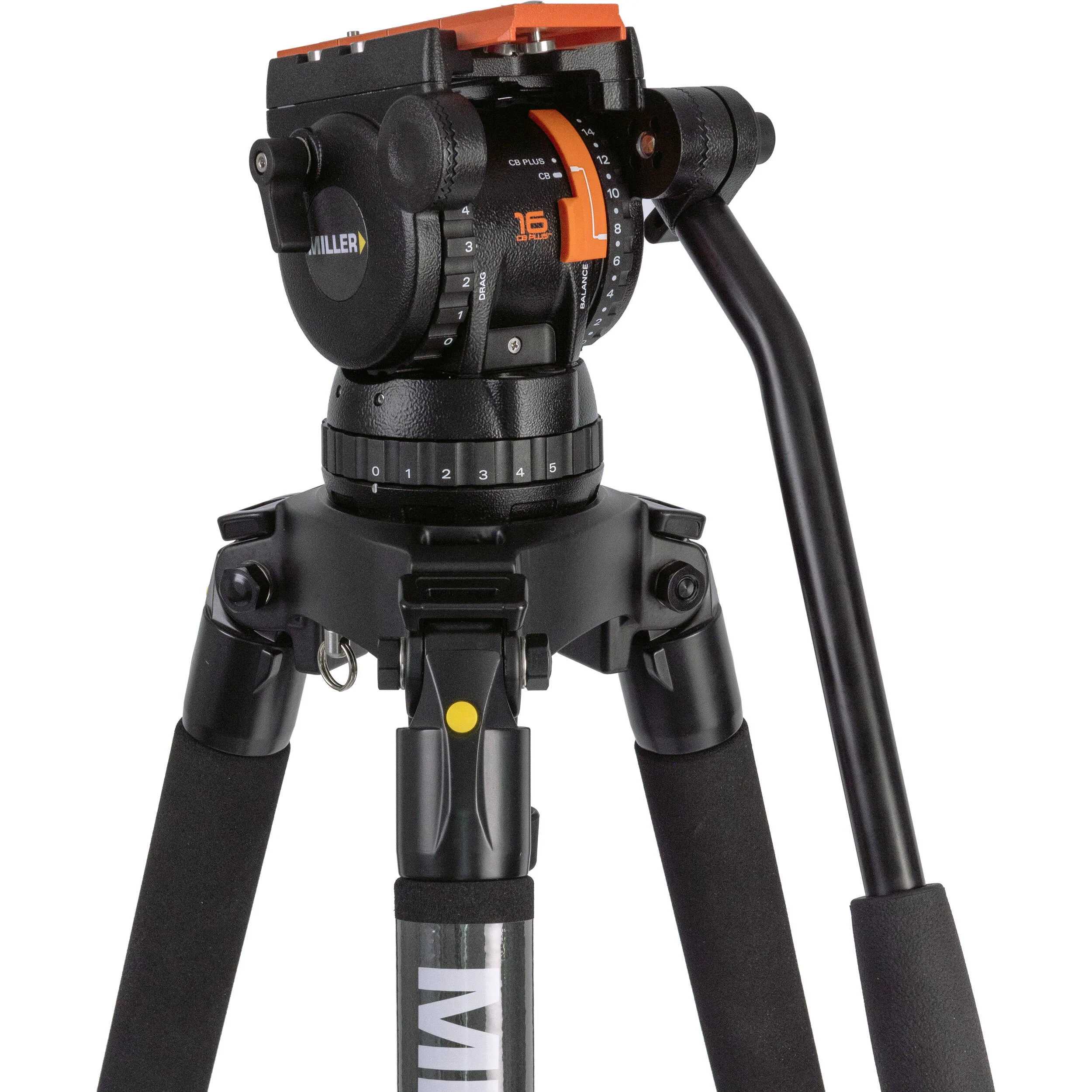 Miller Versa CXV14 Head, Solo-Q 100 3 -Stage Carbon Fiber Tripod & Soft Case Kit - Image 3