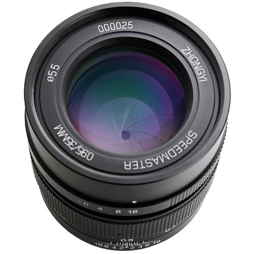 Mitakon Zhongyi Speedmaster 35mm f/0.95 Mark II Lens for Sony E (Black) - Image 2