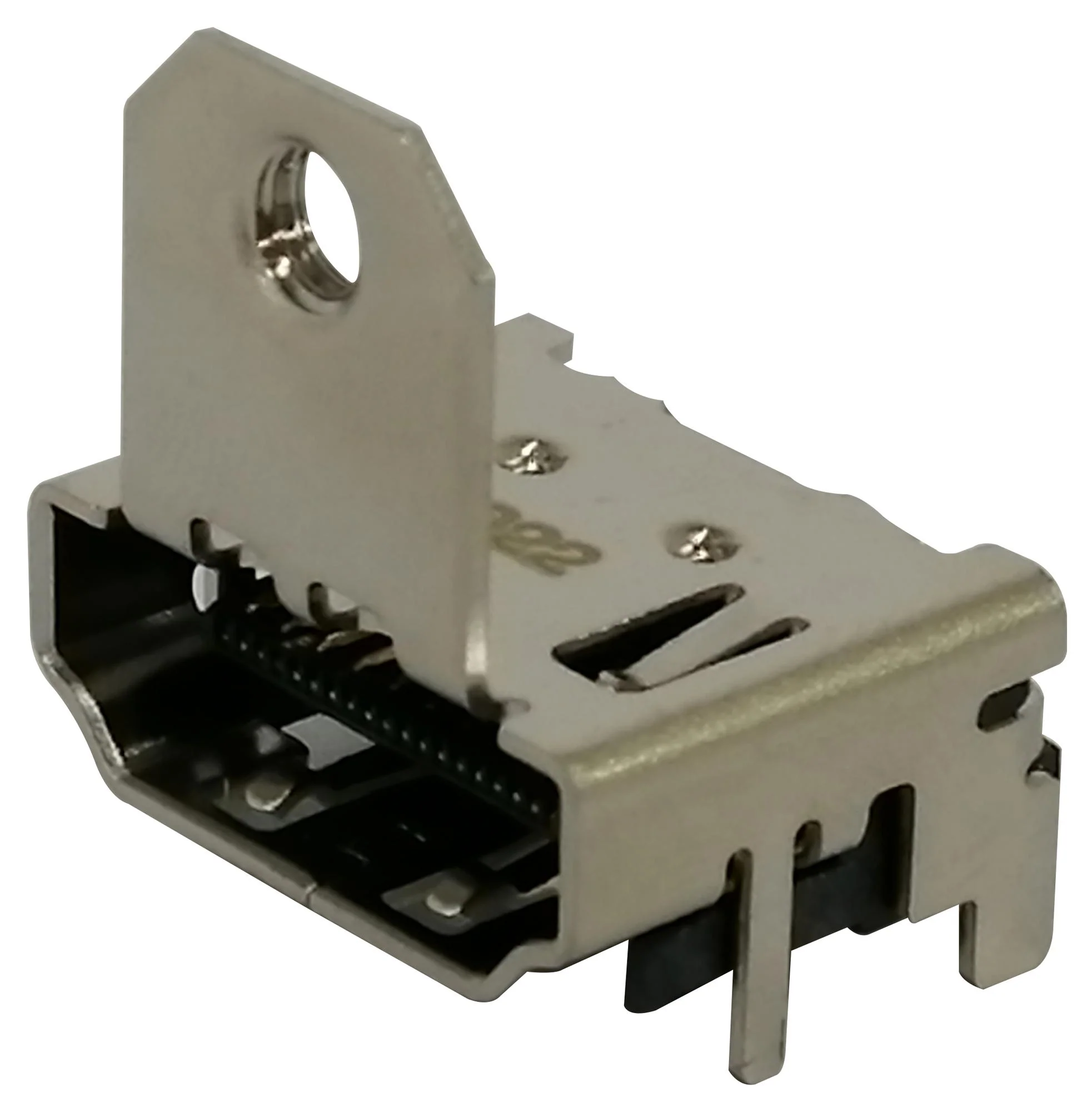 Molex 208658-8121 Hdmi Connector 19 Contacts Receptacle Panel Mount Surface Right Angle