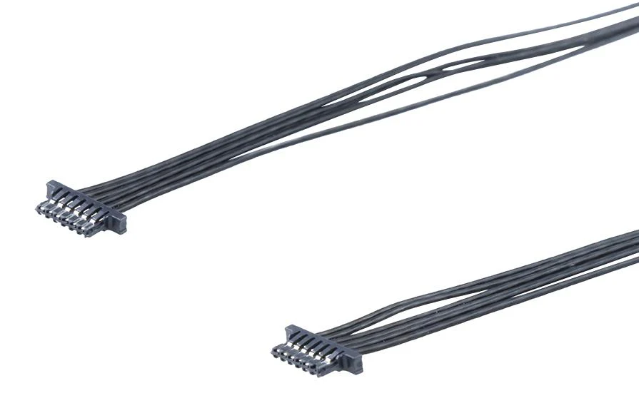 MOLEX 2262021064 Cable Assembly, Zero-Hachi Receptacle to Zero-Hachi Receptacle, 6 Ways, 0.8 mm, 1 Row, 600 mm