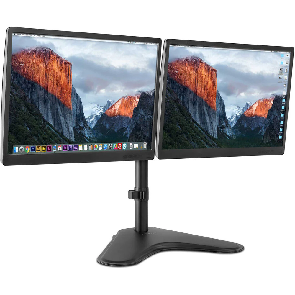 Mount-It! Dual Monitor Desk Stand for 19-32" Monitors - Image 2