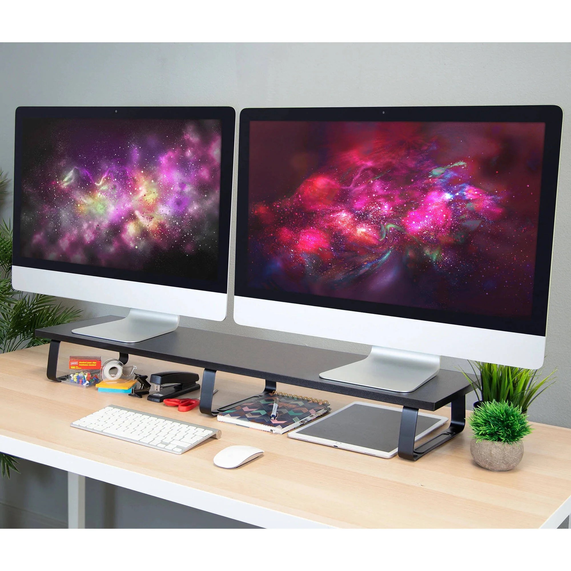 Mount-It! Dual Monitor Desktop Riser Stand - Image 5