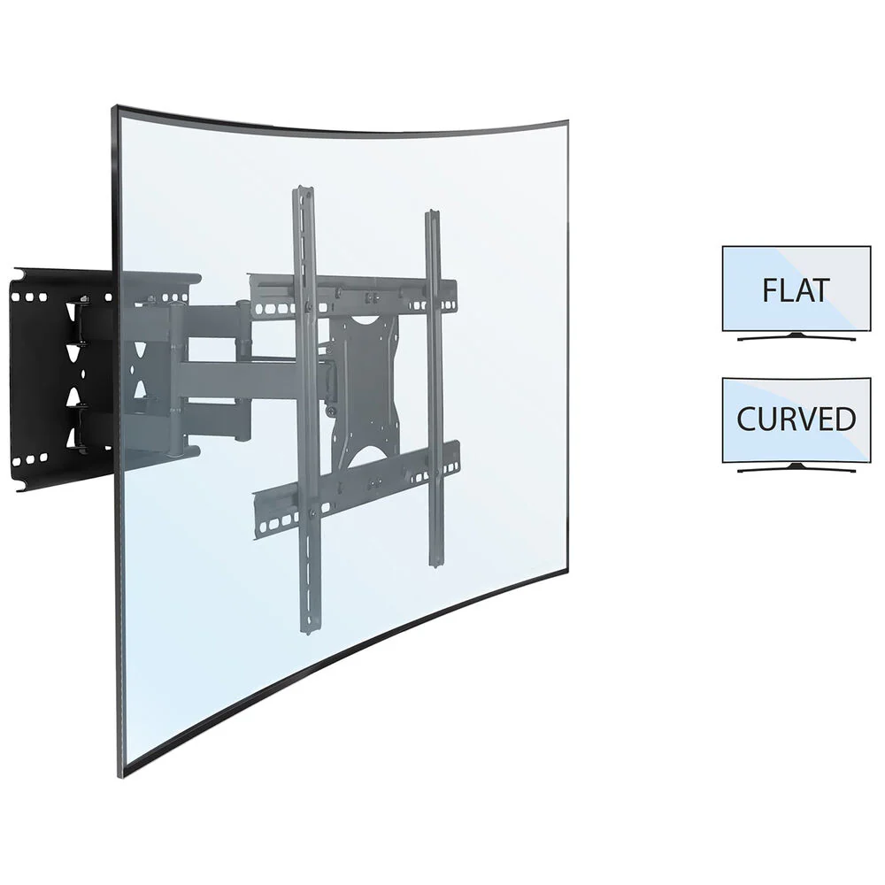 Mount-It! Full Motion TV Wall Mount with Dual Articulating Arms Fits 32-80" TVs Vesa 600x400 Max - Image 7