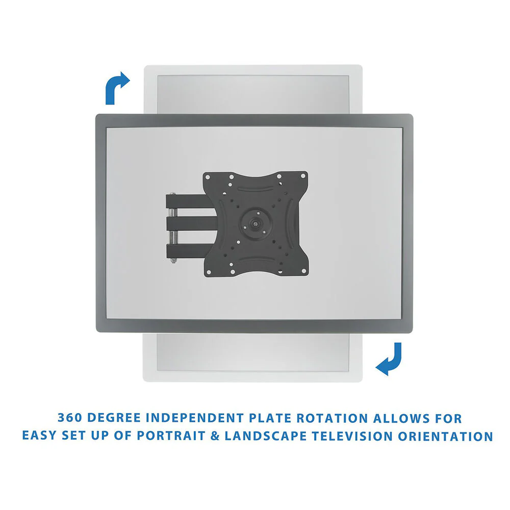 Mount-It! Full-Motion Wall Mount for 23 to 55" Displays - Image 6