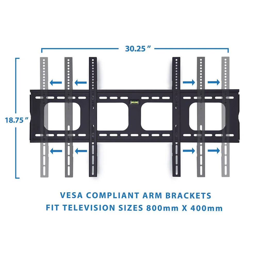 Mount-It! Low Profile Fixed TV Wall Mount for 50-80" TV's - Image 2