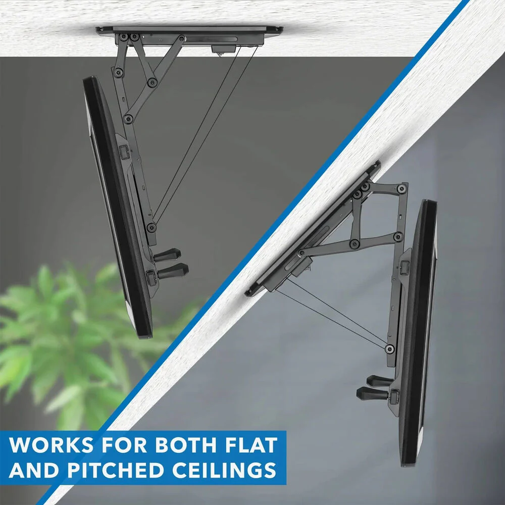Mount-It! MI-4224 Motorized Ceiling Mount for 32 to 70" TVs (Black) - Image 3