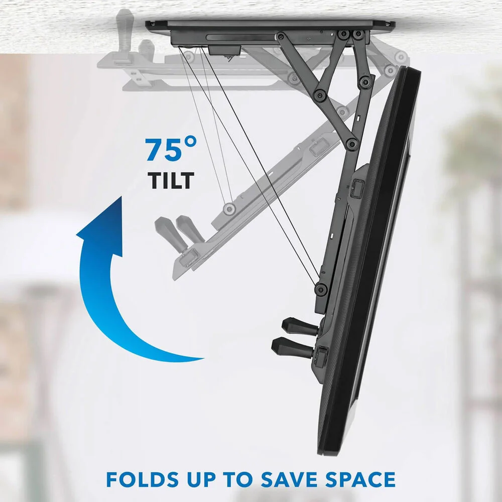 Mount-It! MI-4224 Motorized Ceiling Mount for 32 to 70" TVs (Black) - Image 4