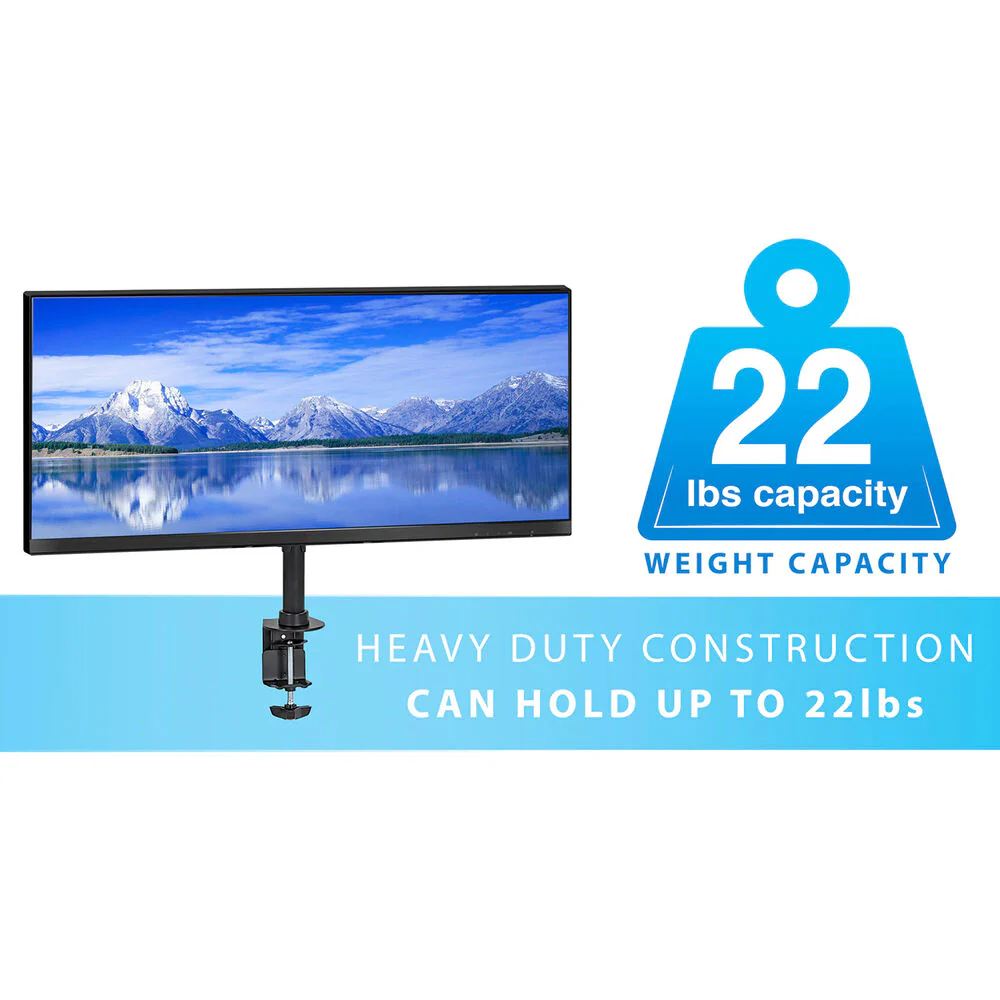Mount-It! MI-709 Single-Arm Desk Mount for Displays up to 42" - Image 3