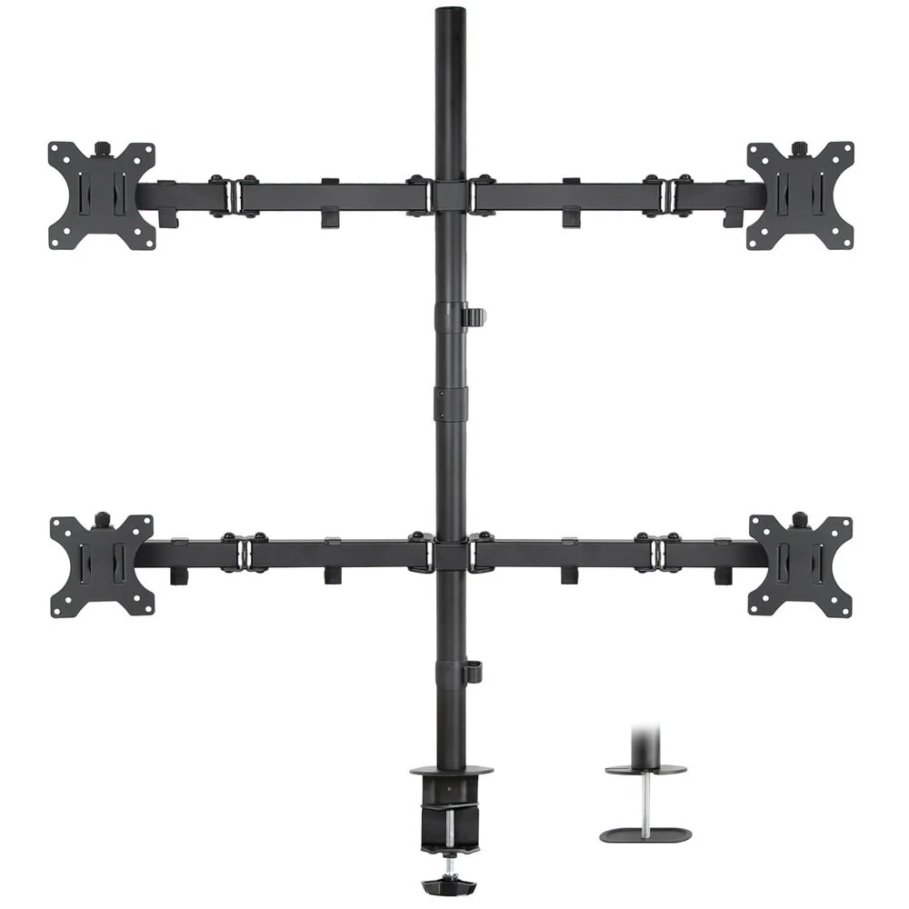 Mount-It! Quad-Monitor Desk Mount for 19 to 32" Displays - Image 2