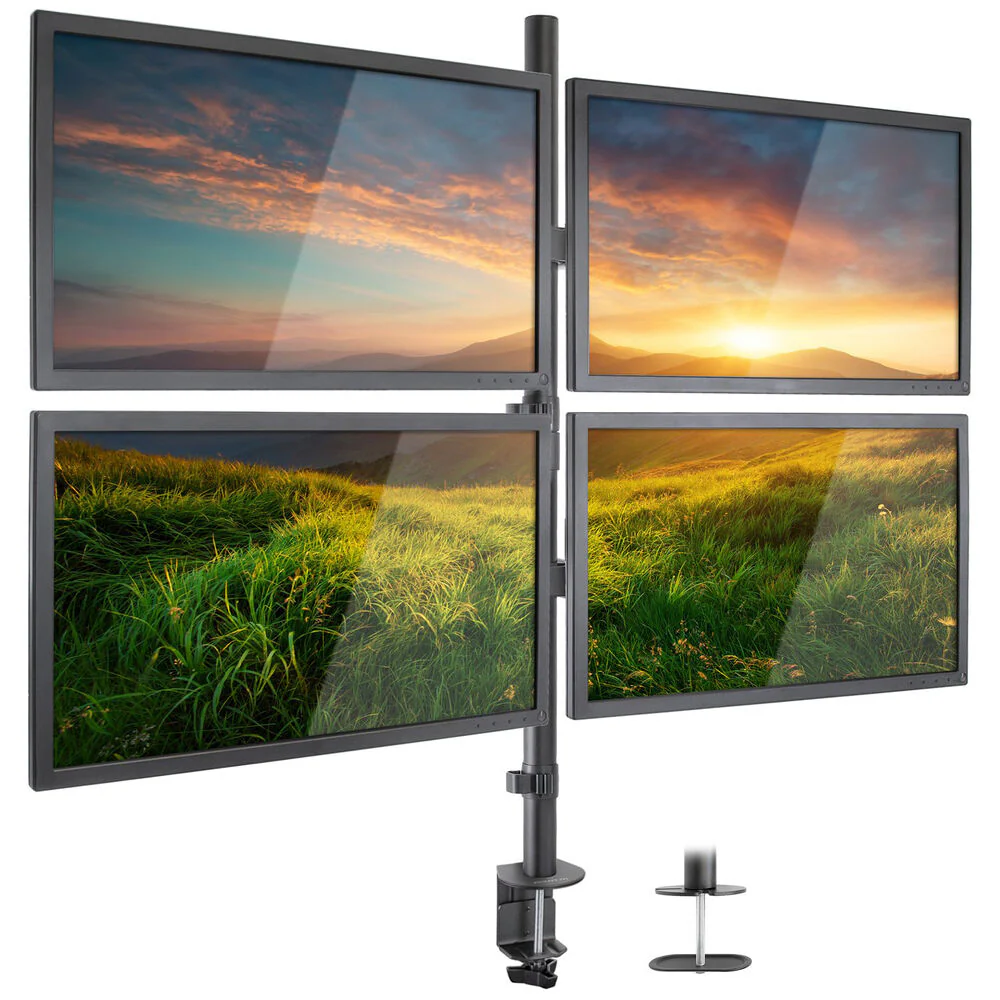 Mount-It! Quad-Monitor Desk Mount for 19 to 32" Displays - Image 3