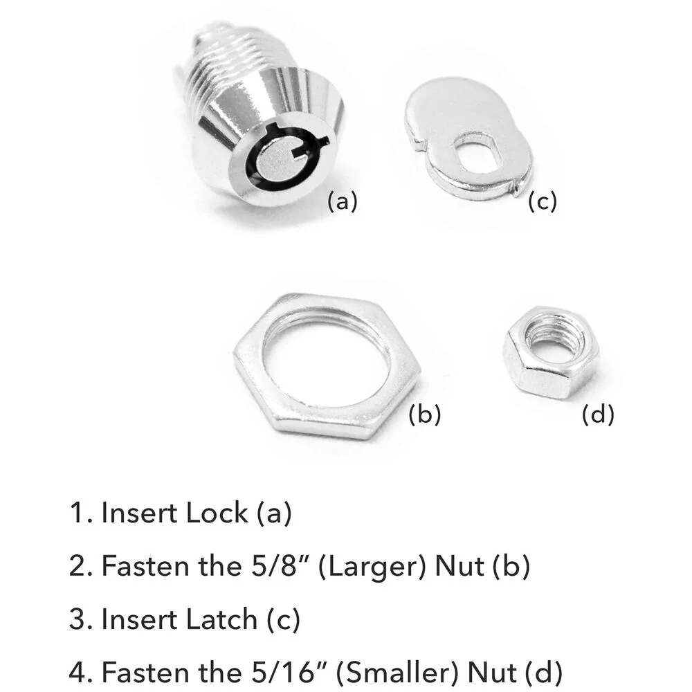 Mount-It! Replacement Lock and Key Set for Secure Tablet Stands (New Version) - Image 4