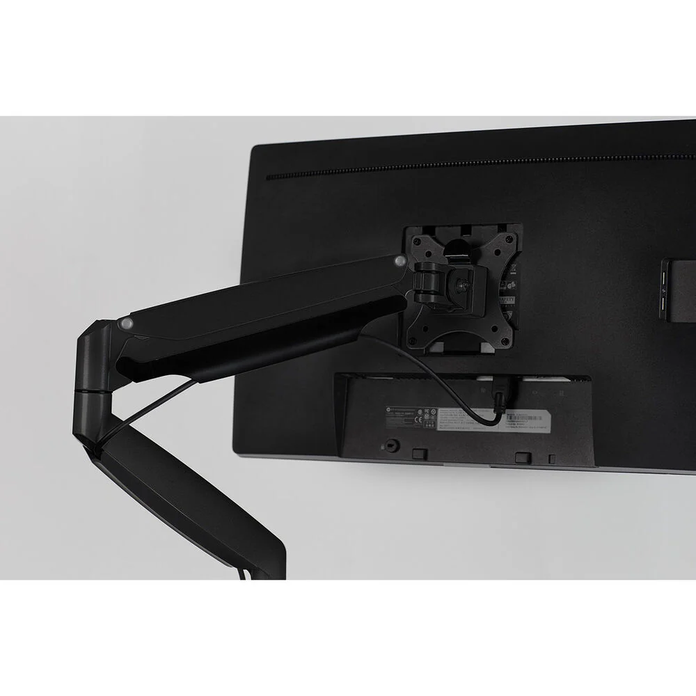 Mount-It! Single-Monitor Desk Arm Mount for 13 to 27" Monitors (Black) - Image 3