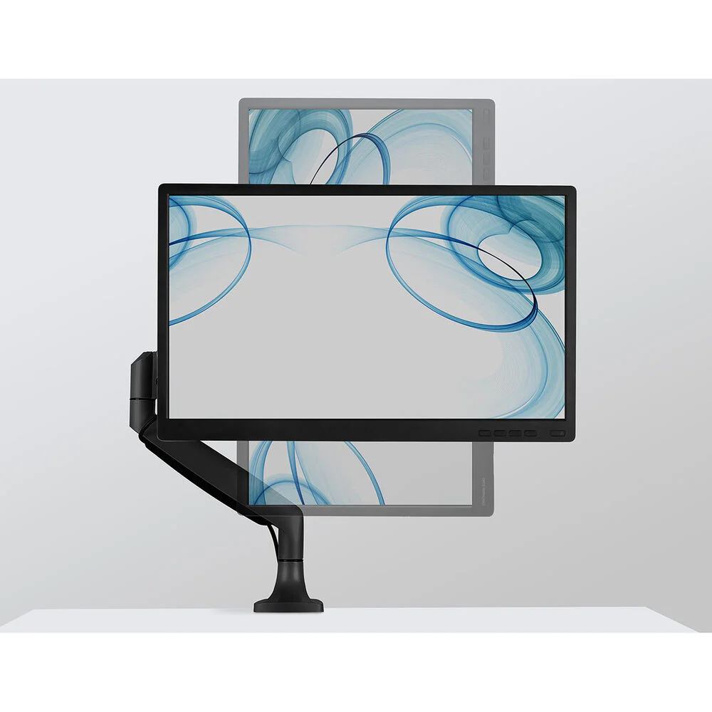 Mount-It! Single-Monitor Desk Arm Mount for 13 to 27" Monitors (Black) - Image 4