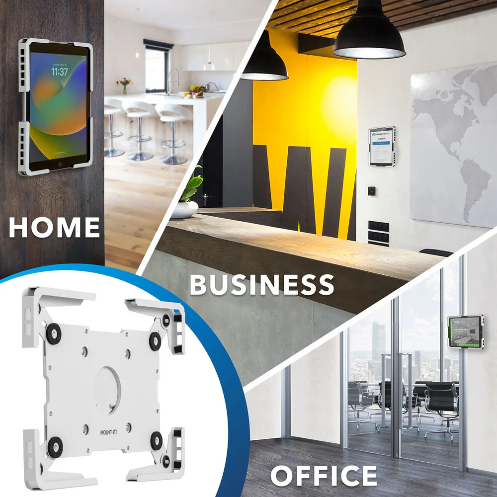 Mount-It! Universal Tablet Wall Mount (White) - Image 2