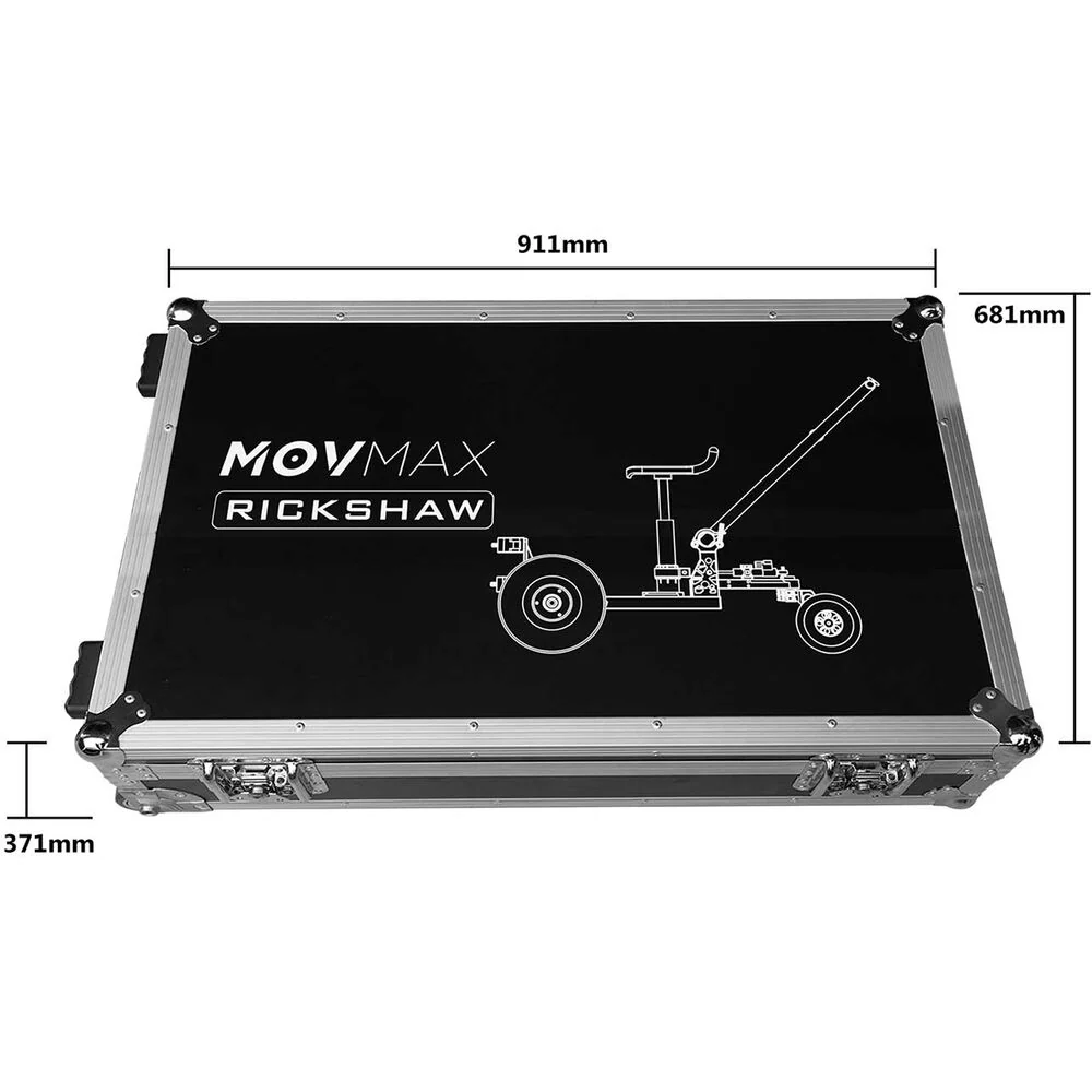 MOVMAX All-Terrain Rickshaw with Flight Case Kit - Image 2