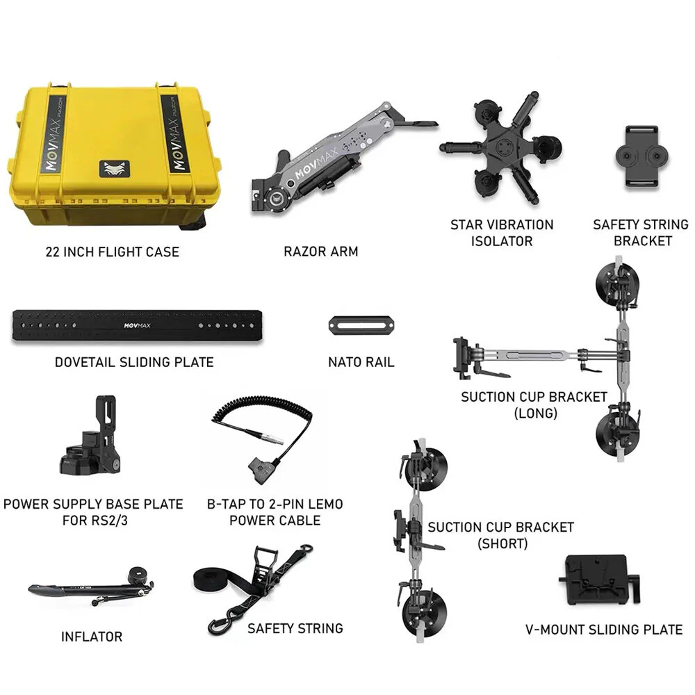 MOVMAX Razor Arm Air Shock-Absorption Car Shooting System - Image 2