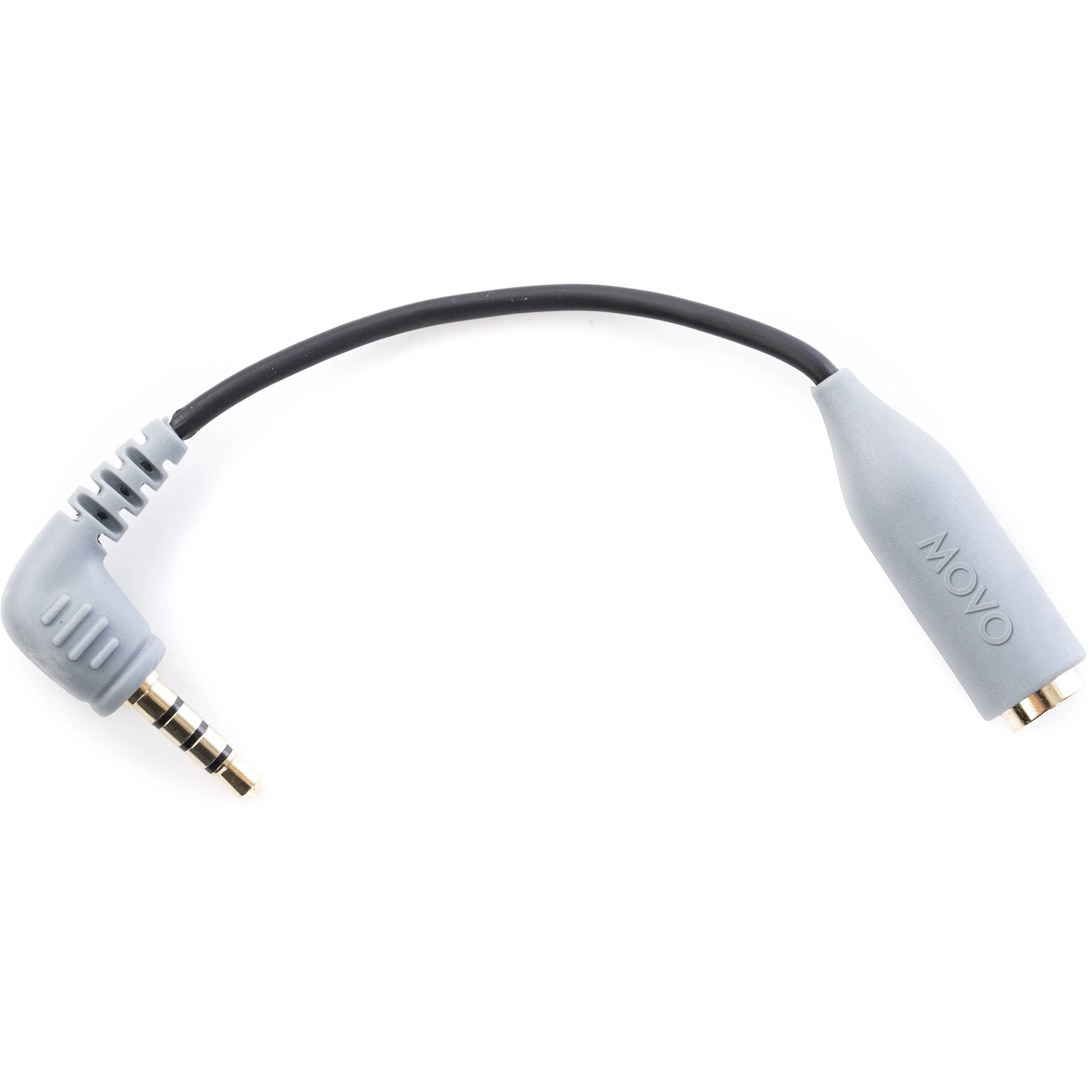 Movo Photo 3.5mm TRS (Female) Microphone Adapter Cable To TRRS (Male) For Smartphones - Image 2