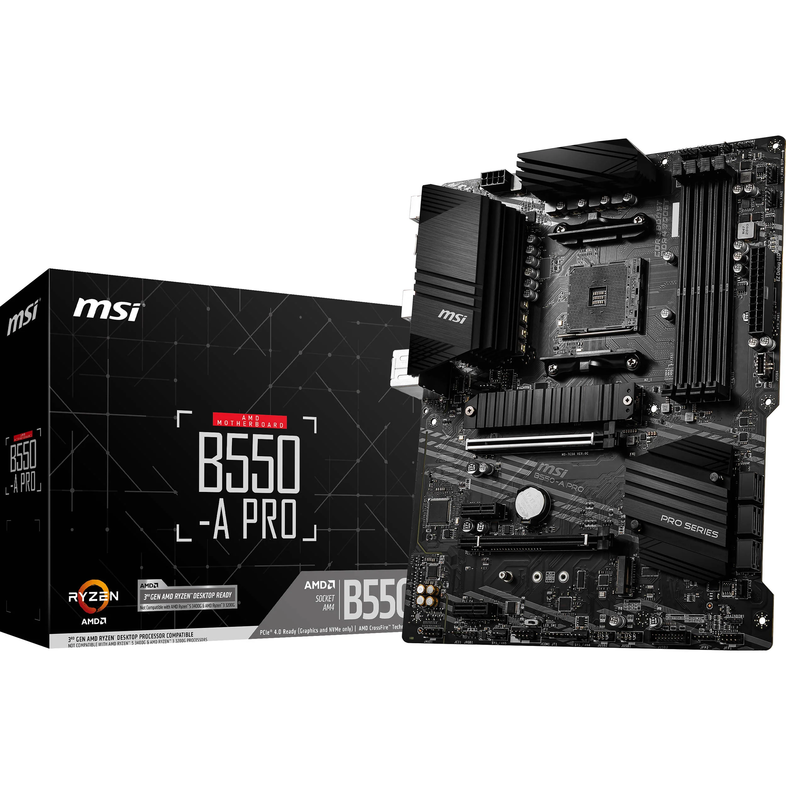 MSI B550-A PRO AM4 ATX Motherboard - Image 6