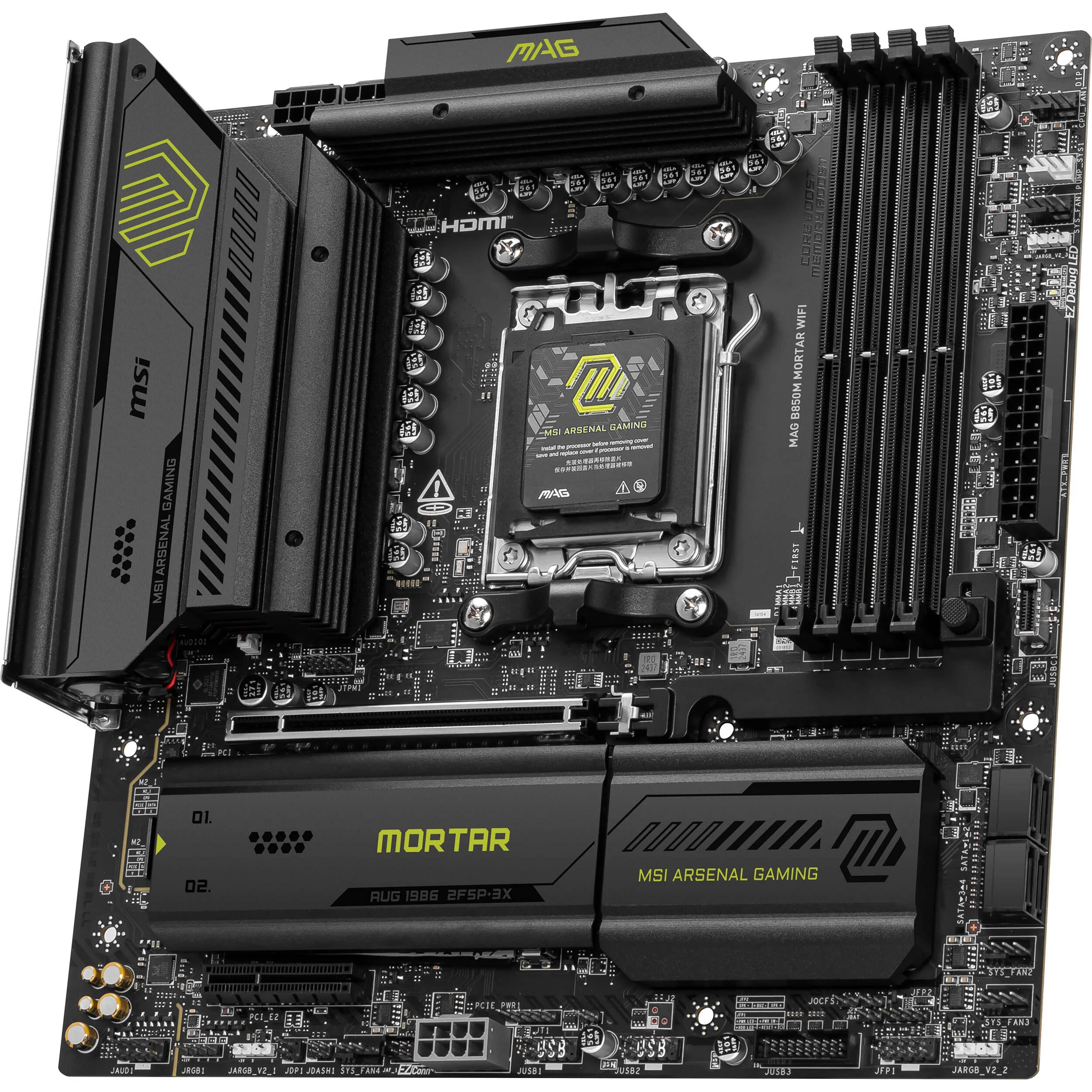 MSI MAG B850M MORTAR WIFI AM5 mATX Motherboard - Image 4