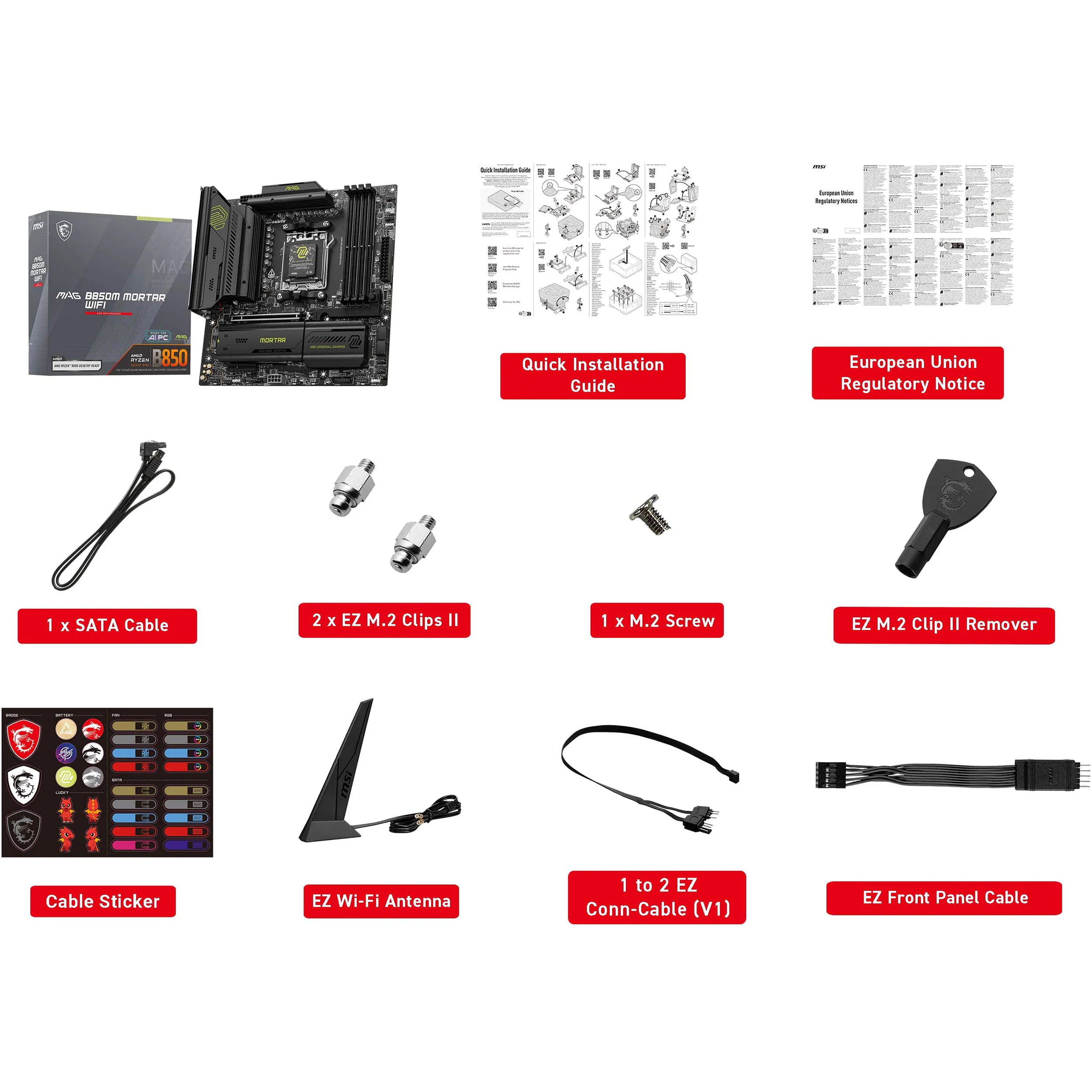 MSI MAG B850M MORTAR WIFI AM5 mATX Motherboard - Image 7