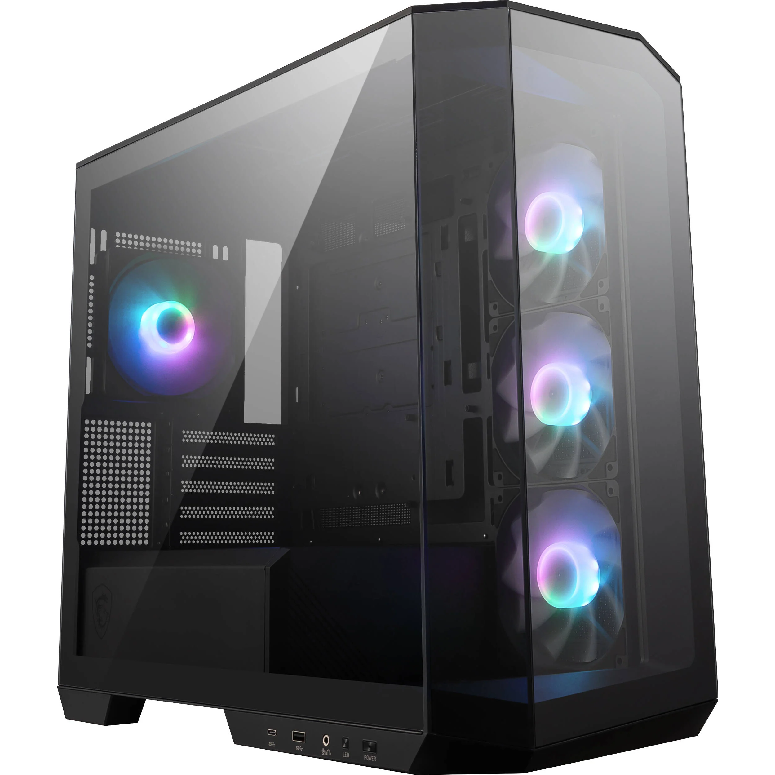 MSI MAG PANO M100R PZ Mid-Tower Computer Case (Black) - Image 3