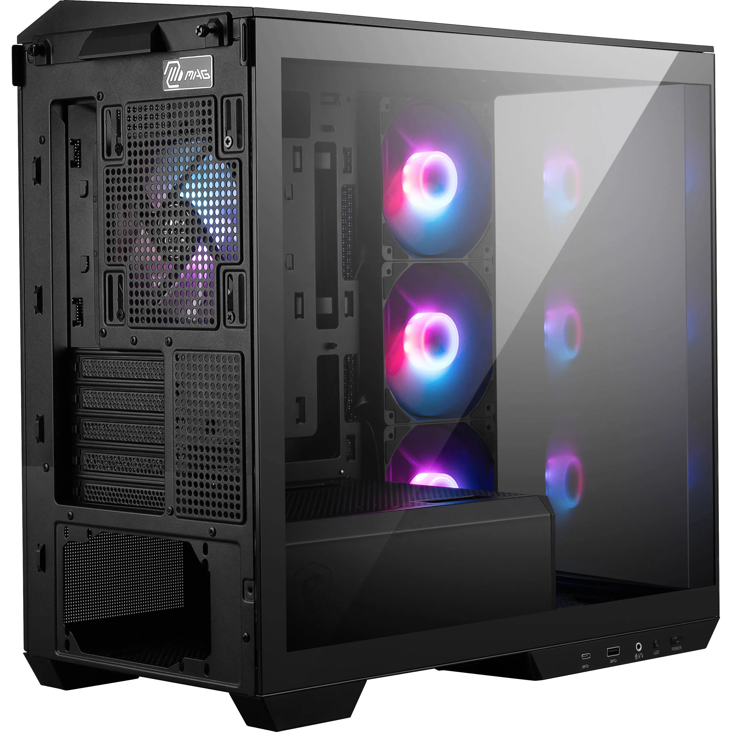 MSI MAG PANO M100R PZ Mid-Tower Computer Case (Black) - Image 6