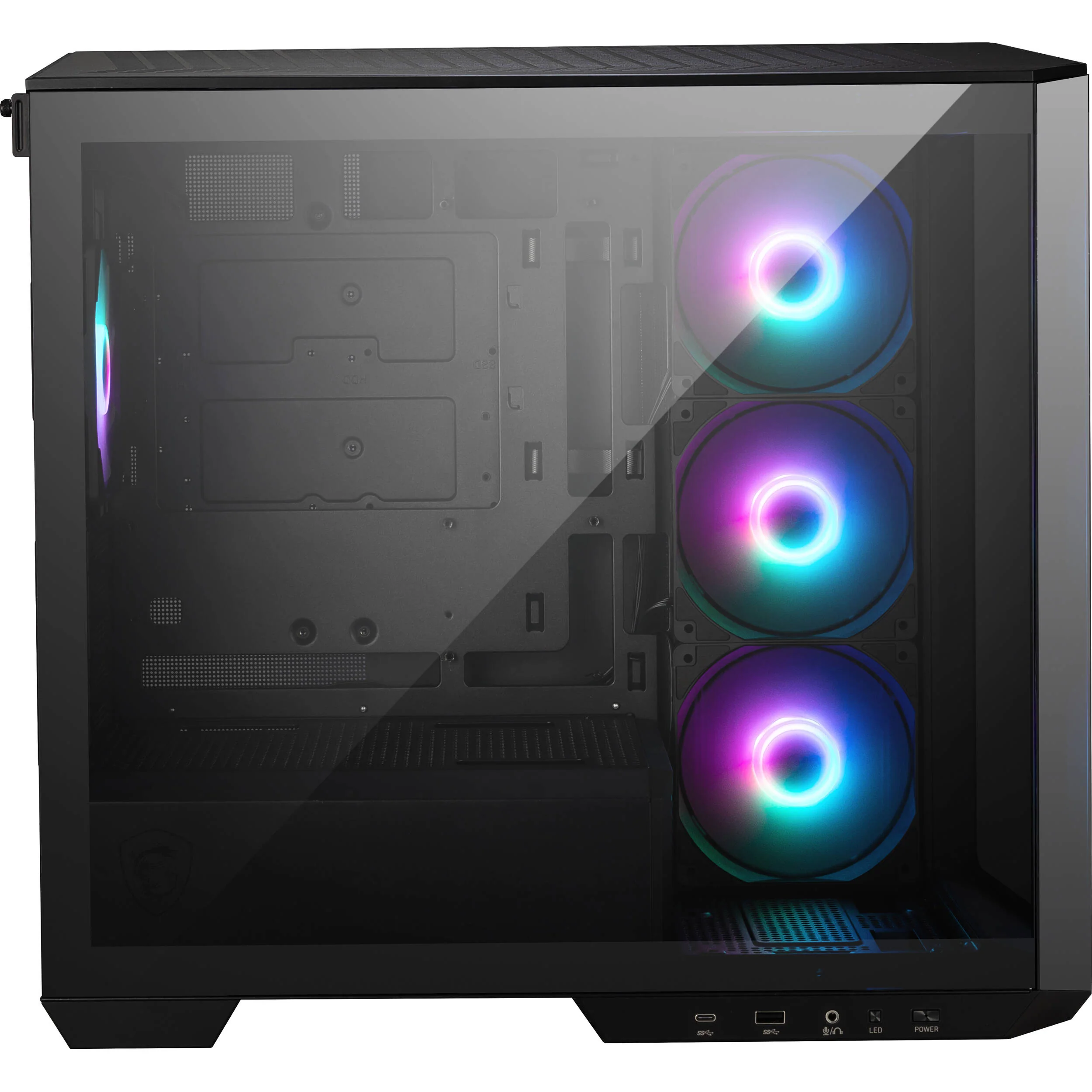 MSI MAG PANO M100R PZ Mid-Tower Computer Case (Black) - Image 7