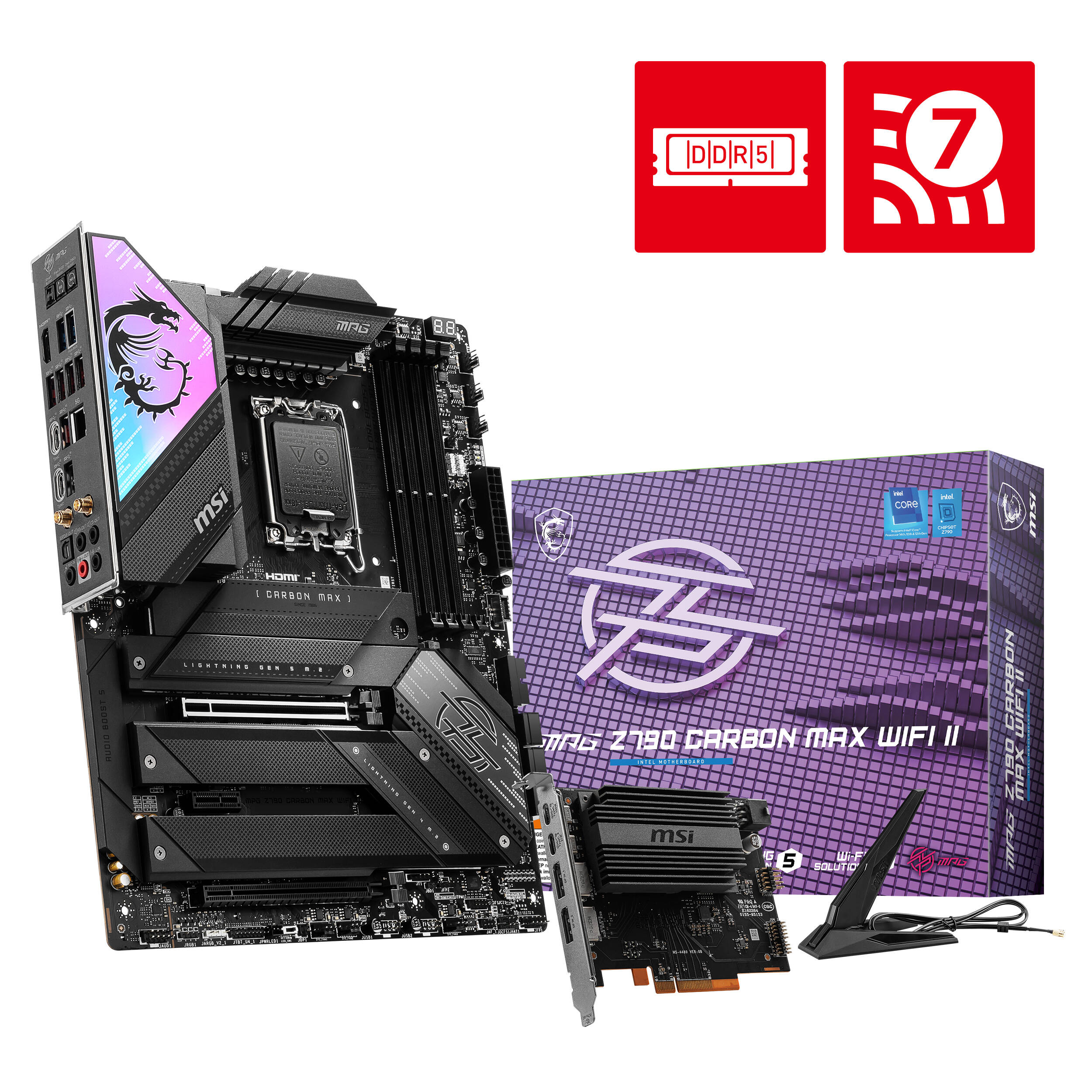MSI MPG Z790 CARBON MAX WIFI LGA 1700 ATX Motherboard - Image 7