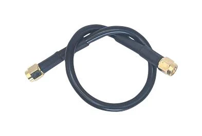 MUELLER ELECTRIC BU-4150038MM500 RF / Coaxial Cable Assembly, SMA Plug to SMA Plug, RG58, 50 ohm, 19.7 ", 500 mm
