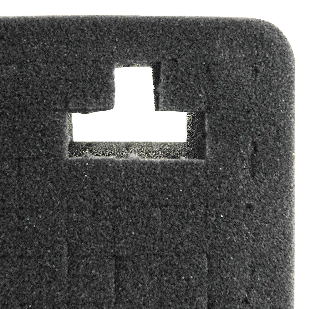 Multicomp 22-24205 22-24205 Foam Insert Replacement Black 21.5 "x 14 10.5 " 546.1mm x 355.6mm 266.7mm For 22-24160 Cases - Image 2