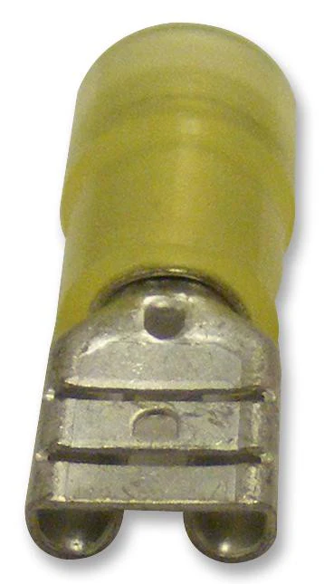 MULTICOMP FDNYD5-250 Quick Disconnect Terminal, FDNYD Series, 12 AWG, 10 AWG, 6 mm², Female Quick Disconnect, Yellow